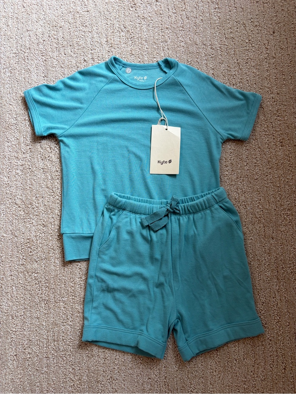 Kyte BABY Bamboo Jersey Short Sleeve Jogger Set